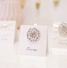 Opulence Luxury Crystal Wedding Place Cards By Made With Love