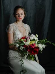 wedding day makeup bold red lips