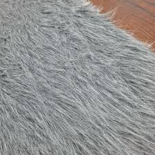 grey faux fur carpet for living room