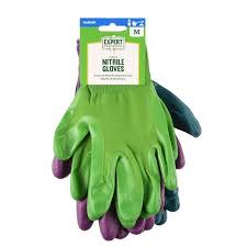 Medium Nitrile Dipped Garden Gloves