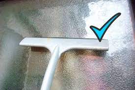 To Clean The Rough Side Of Frosted Glass