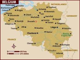 Click on above map to view higher resolution belgium geography information. Belgium Tethys