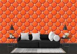 Bhavya Interiors Multicolor Orange