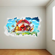 home décor angry birds giant wall
