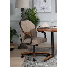 Follow the simple steps below to effectively install to avoid scratching or scarring a hardwood floor, install a caster with a softer wheel such as rubber or polyurethane. Casual Dining Cushion Swivel And Tilt Rolling Caster Chair On Sale Overstock 7924246