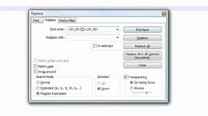 replace function in notepad file1