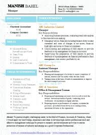 Libre Office Resume Templates Sample Resume Template