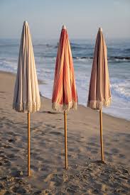 Beach Patio Vintage Style Umbrella