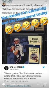 We did not find results for: Tom Brady Has Awesome Reaction To His Rookie Card Selling For 400 100