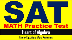 Sat 2022 Math Practice Linear Equations