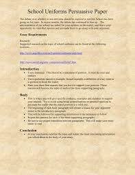 A position paper is an essay type that allows the writer to express his position or opinion on any topic. School Uniforms Persuasive Paper