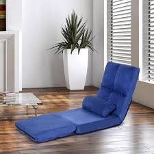 homcom 5 position floor lazy sofa chair