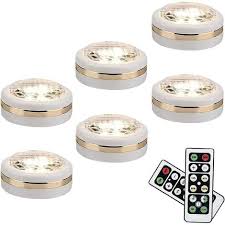 6 pack wireless led lights with remote