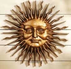 Sun Metal Wall Sculpture By Nilima 8