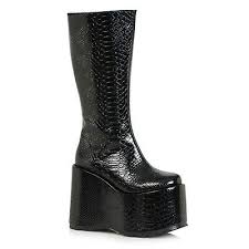 Black Kiss Tribute Band Monster Platform Costume Knee High Boots Shoes Mens Shoe Ebay