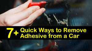 Mix soap in hot water and place the glass jar or any glass object you wish to remove sticker from inside the hot water. 7 Quick Ways To Remove Adhesive From A Car