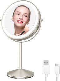 1x 10x magnifying makeup mirror