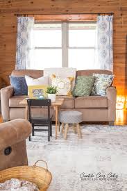 spring cabin living room tour 2020