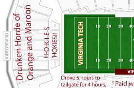 Virginia Tech Lane Stadium Seating Chart Www