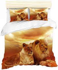earendel lion theme duvet cover set