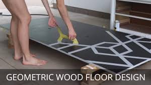 Cool house plans makes everything easy for aspiring homeowners. Painting A Geometric Floor Design Fast Diy Geometric Modern Design On Wood Porch Youtube