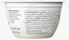 chobani less sugar nutrition facts hd