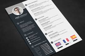 Professional Resume Cv Template Free Psd Files Graphic Web Develope