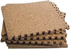 interlocking cork flooring mat