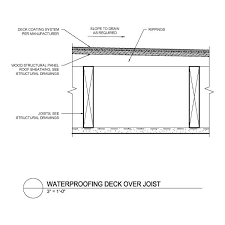 Waterproofing Deck Over Joist