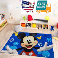 home kids play disney mickey mouse rug