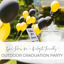 Graduation party food menu template. Epic Outdoor Backyard Graduation Party Ideas On A Budget