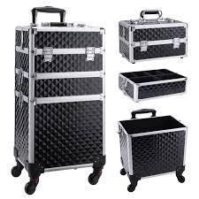 salon barber case traveling cart trunk