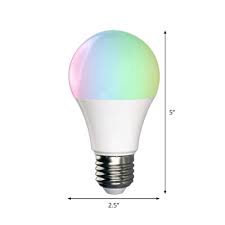 28 Led Beads Plastic Smart Bulb 7 W E27 E26 Color Changing Light Bulb In White Pack Of 1 Beautifulhalo Com