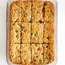 monster cookie bars flourless fit