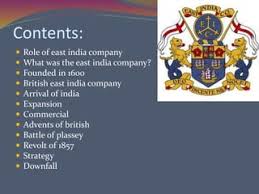 What was the east india | PPT