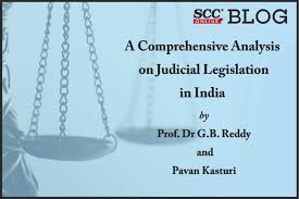 judicial legislation in india