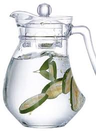1 3 l glass pitcher with lid water jug