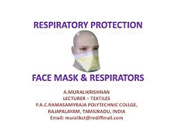 Respiratory Protection Face Masks And Respirators