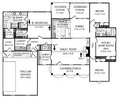 Floor Plan Country Style House Plans