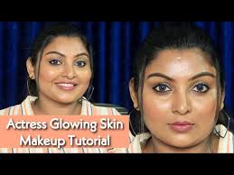 tamil actress face glow makeup tutorial