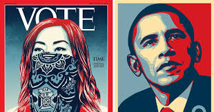 Great to see you out there, tyriek. Shepard Fairey Creator Of Famous Obama Hope Poster Makes New Time Cover Image Ahead Of Us Election The Art Newspaper