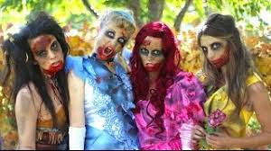 zombie disney princess makeup