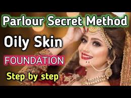 how to apply foundation on oily skin