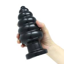 7 King Sized Huge Extra Large Ribbed Anal Butt Plug Stretcher Dildo  Suction Cup | eBay