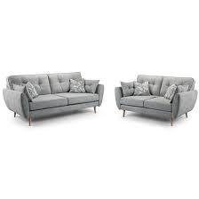 Zayit Fabric 3 2 Seater Sofa Set In