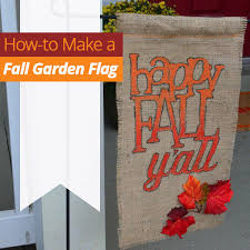 How To Make A Fall Garden Flag