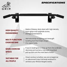 Grip Wall Mounted Pull Up Bar