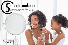 5 minute makeup tips for moms on the go