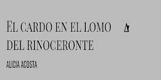 ¡lo unico que tiene que hacer es pensar e ir a la carga como un rinoceronte! Lanzamiento El Cardo En El Lomo Del Rinoceronte Vivi Libros