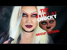 bride of chucky makeup tutorial